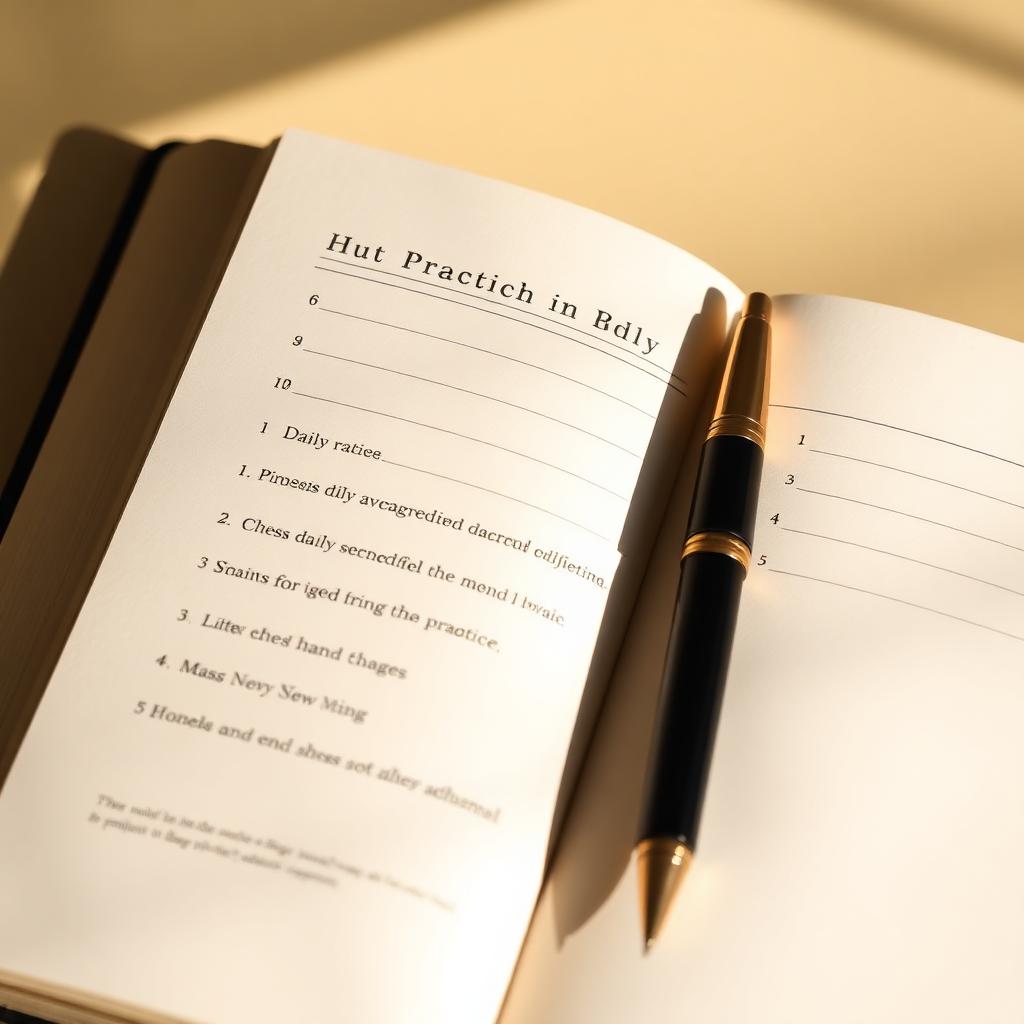 A sample interior page of the workbook with room for handwritten notes